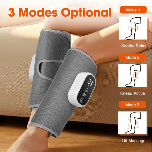 Masseur de Mollets Chauffant Sans Fil par Compression d'Air