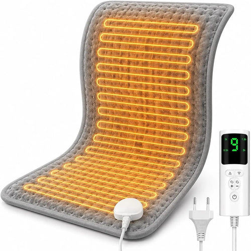 Coussin Chauffant Électrique 30x60 cm en Peluche Douce